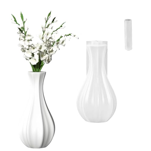 Kreative Einfache Vase Formen Silikontextur Silikon Crafting Perfekt Für Handherstellung Pflanzer Und Zementprojekte Home Decors von AVKGCZ