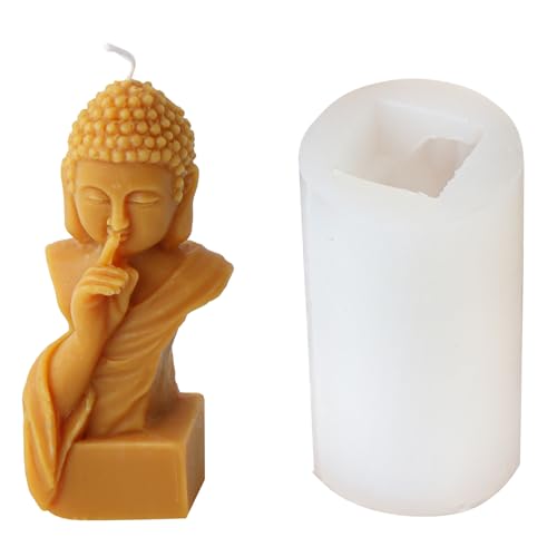 Multifauntale Silikonformen Künstlerische Buddhas Form Silikonkerze. von AVKGCZ