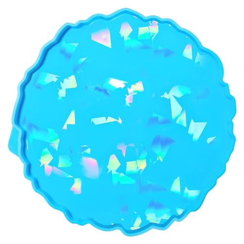 Servierbrett Epoxidform Handgefertigtes Aschenbecher Handgefertigtes Untersetzer Rundschale Silikonform Fruchtplatte UV Harz Silikonformen Für Harz von AVKGCZ