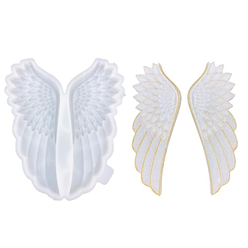 Silikon Wandzubehör Form Personalisierter Engel Flügel Geformte Dekorationen Form Flexibler Epoxidformform Schmuckversorgungen Silikonform von AVKGCZ