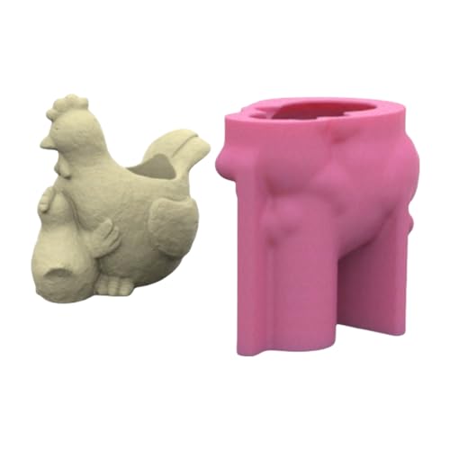 Silikonblütenvase Form Hühnerform Flexible Ornamentform von AVKGCZ