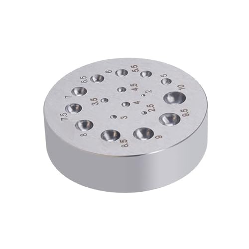 Stahl Dapping Block Quadratschmuck Schmuck Herstellung Werkzeug Stahl Textur Stampingplatte Metallbearbeitungsblock Schmuckwerkzeuge Werkzeuge von AVKGCZ