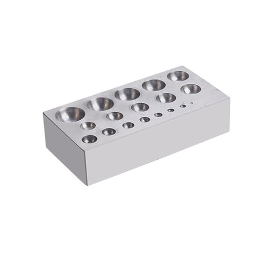 Stahl Dapping Block Quadratschmuck Schmuck Herstellung Werkzeug Stahl Textur Stampingplatte Metallbearbeitungsblock Schmuckwerkzeuge Werkzeuge von AVKGCZ
