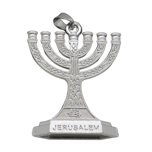 Traditionelle Jüdische Menorah 7 Branch Candlestick Jerusalem Tempel Kerzenhalter Keychain 12 Stämme des Israel Menorah Religiösen Kerzenhalter Traditionelle Jüdische Menorah 7 Branch Candlestick Jerusalem Tempel Kerzenhalter Keychain 12 Stämme des Israel Menorah Religiösen Kerzenhalter von AVKGCZ