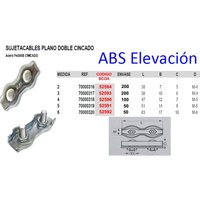 AVL - Doppelflachkabelbinder 6 verzinkt AVL - Doppelflachkabelbinder 6 verzinkt von AVL