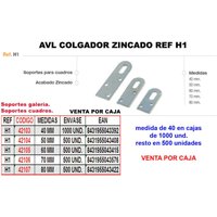 AVL - H1 verzinkter Kleiderbügel 70 mm AVL - H1 verzinkter Kleiderbügel 70 mm von AVL
