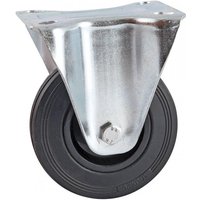Tente - Bockrolle mit rechteckiger Platte avl- Gummirad ø 80 - Tragkraft 60 kg - 508821O von TENTE