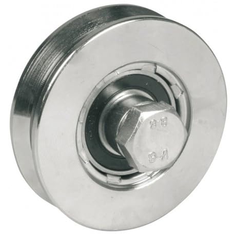 AVL SDC10266 914080Y Rad Ø 80 mit dreieckiger Kehle mit 1 Kugellager Tragkraft 200 kg von AVL