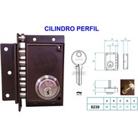 Anti-Hebel-Schloss AVL 8239 links, lackiert, europäisch von AVL