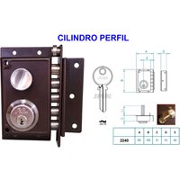 Aushebelsperre AVL 2240 Rechts Europerfil 50 mm Lackiert Aushebelsperre AVL 2240 Rechts Europerfil 50 mm Lackiert von AVL