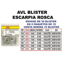 Blisterhaken Schraubgewinde 20x70 verzinkt AVL 1472 von AVL