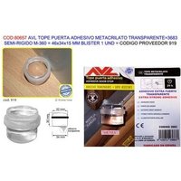 Klebender türstopp transparentes methacrylat 36046x34x15MM BL1 U3683 919 - AVL Klebender türstopp transparentes methacrylat 36046x34x15MM BL1 U3683 919 - AVL von AVL