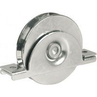 Rad Ø100 mmm mit runder Rille Ø16 mm AVL Einbauhalterung - Belastung 300 kg - 918100B von AVL