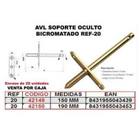 AVL - Versteckte Bichromathalterung 190 mm Ref-20 von AVL