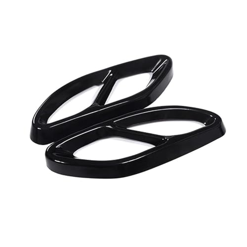 AVLIK Auto Endrohre Für Mercedes Für Benz A B C E GLC GLE Klasse W176 W246 W205 W213 AMG Auto Styling Auspuffrohr Abdeckung Trim Auspuffblenden Abdeckungen(SCHWARZ) von AVLIK