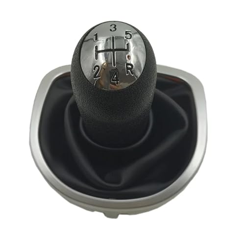 AVLIK Schaltknäufe Für Clio 3 III 2005-2012 Schaltgetriebegriffe Hebelwechselabdeckung Schaltknaufmanschette Schalthebel Staubschutzhülle Schaltmanschette(5 Speed) von AVLIK