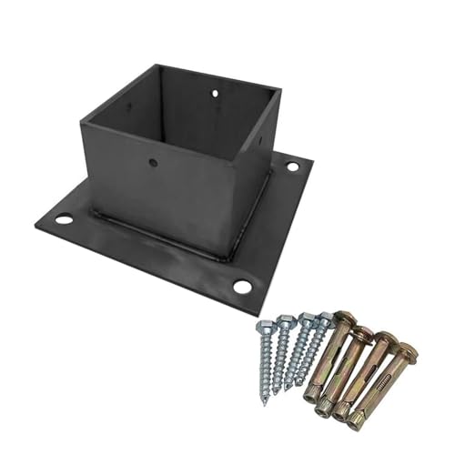 AVLLSO Aufschraubhülse Pfostenträger 70x70 100x100 150x150 Pergola Gazebo Post Unterstützung, Post Basis Abdeckung für Deck/Porch Handrail(150x150 MM) von AVLLSO