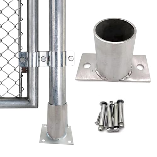 AVLLSO Aufschraubhülse Pfostenträger Deck Post Anker mit Screw Kits, Heavy Duty Post Basis Abdeckung für leichte Posts/Postfächer(4 Pack,Dia 150mm(6 in)) von AVLLSO