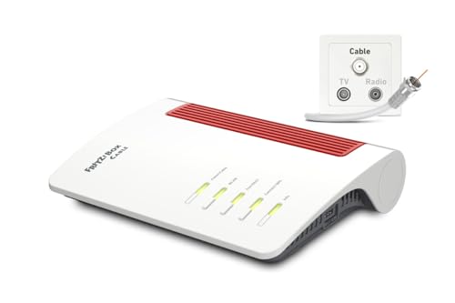 Fritz!Box 6670 Kabel | Wi-Fi 7 Router mit Kabelmodem, Zigbee & DECT ULE, 2,5 Gigabit LAN, Mesh Wi-Fi, USB, TV-Streaming | Kompatibel mit Ziggo, Delta und mehr | Kostenlose Updates Fritz!Box 6670 Kabel | Wi-Fi 7 Router mit Kabelmodem, Zigbee & DECT ULE, 2,5 Gigabit LAN, Mesh Wi-Fi, USB, TV-Streaming | Kompatibel mit Ziggo, Delta und mehr | Kostenlose Updates von AVM FRITZ!