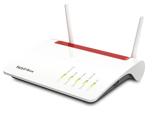 FRITZ!Box 6890 International, LTE- oder DSL-Modem (bis 300 MBit/s, WLAN AC+N bis 1.733 (5 GHz) und 800 (2,4 GHz) MBit/s, 4 x Gigabit-LAN, geeignet für Österreich/Schweiz) von AVM