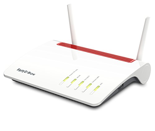 AVM FRITZ!Box 6890 (LTE- oder DSL-Modem, bis 300 MBit/s, WLAN AC+N bis 1.733 (5 GHz) und 800 (2,4 GHz) MBit/s, 4 x Gigabit-LAN), geeignet für Deutschland von AVM