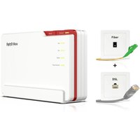 FRITZBox COMPUTER SYSTEMS WLAN-Router 2.5 Gigabit Ethernet Tri-Band (2,4 GHz/5 GHz/6 GHz) Weiß von AVM