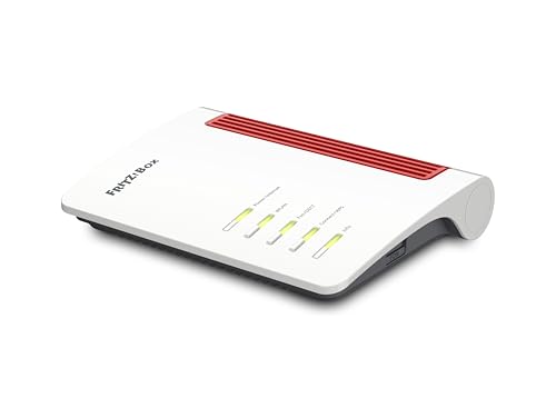 FRITZ!Box 4050 (Wi-Fi 6 Mesh Router, bis zu 2.400 MBit/s (5 GHz) & 600 MBit/s (2,4 GHz), 3 x Gigabit-LAN, DECT-Basis, USB 2.0, deutschsprachige Version) von AVM