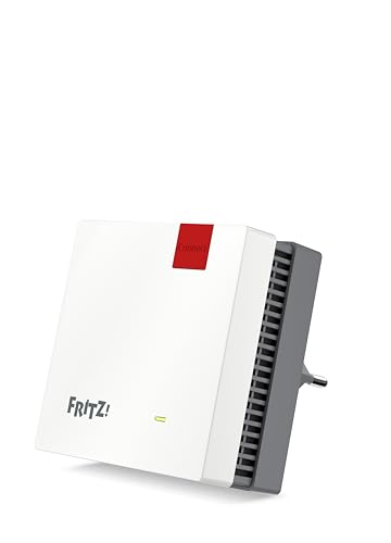 Fritz!Repeater 1700 (Wi-Fi 7 mit bis zu 3.600 Mbit/s, kompakt und leistungsstark, innovatives WLAN Mesh, einfache Einrichtung, höchster Sicherheitsstandard Dank WPA3/2, deutschsprachige Version) von AVM