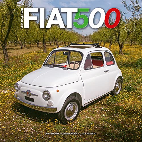 Fiat 500 2024 – 16-Monatskalender: Original Avonside-Kalender [Mehrsprachig] [Kalender] (Wall-Kalender) von AVONSIDE