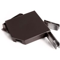 Alu Blendkappen - 45 Grad - 150 mm - Braun ral 8019 von AVOSDIM