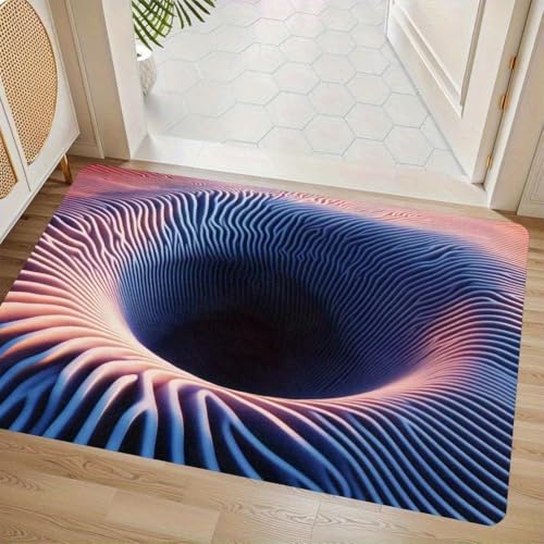 AVSMGP 3D-Teppich Mit Optischer Täuschung Fußmatte Für Den Eingangsbereich Weich rutschfest Und Leicht Zu Reinigen Teppiche Für Wohnkultur, Spielzimmer,Garten, Boden,Y,50 * 80CM/1'8" × 2'7" AVSMGP 3D-Teppich Mit Optischer Täuschung Fußmatte Für Den Eingangsbereich Weich rutschfest Und Leicht Zu Reinigen Teppiche Für Wohnkultur, Spielzimmer,Garten, Boden,Y,50 * 80CM/1'8" × 2'7" von AVSMGP