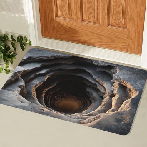 AVSMGP 3D-Teppiche, optische Täuschung, weicher Teppich, rutschfest, waschbar, Vortex-Illusion, Bodenmatte, für Türeingang, Badezimmer, Treppen, Spielzimmer, Wohnzimmer, C, 40 x 60 cm AVSMGP 3D-Teppiche, optische Täuschung, weicher Teppich, rutschfest, waschbar, Vortex-Illusion, Bodenmatte, für Türeingang, Badezimmer, Treppen, Spielzimmer, Wohnzimmer, C, 40 x 60 cm von AVSMGP