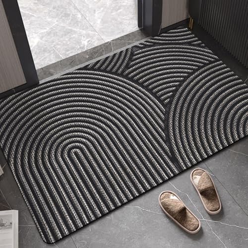 AVSMGP Moderner Teppich mit 3D-Streifen, ultraweich, mit optischem Effekt, schnell trocknend, rutschfest und waschbar, für Wohnzimmer, Schlafzimmer und Eingang, W, 80 x 120 cm AVSMGP Moderner Teppich mit 3D-Streifen, ultraweich, mit optischem Effekt, schnell trocknend, rutschfest und waschbar, für Wohnzimmer, Schlafzimmer und Eingang, W, 80 x 120 cm von AVSMGP