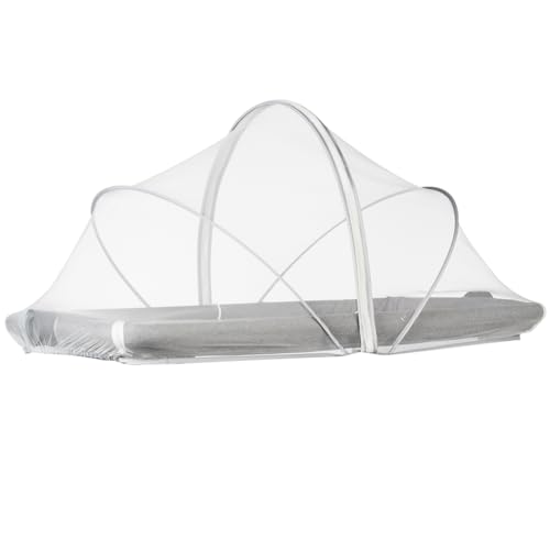 AVZYARDY Baby-Moskitonetz-Zelt, Faltbare Krippenabdeckung, Stubenwagen-Moskitonetz-Abdeckung for Babybetten, um Katzen/Käfer fernzuhalten von AVZYARDY