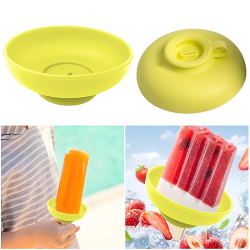 AVZYARDY Eis am Stiel-Halter, Tropf-Eis am Stiel-Halter, Silikon-Eis am Stiel-Halter, wiederverwendbare Eistüten-Halter, tropffreier Eis am Stiel-Halter, Eiscreme-Halter for Sommerparty von AVZYARDY