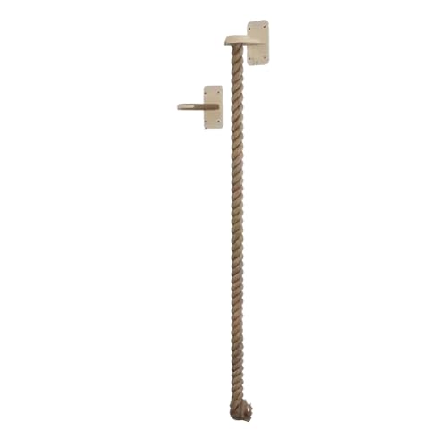 TCAT -Kletterseil mit Holzplattform Dickes Sisaleil for Katzenwandmöbel Robus wiederverwendbares Seil for Innenkatzenbaumspielgeräte von AVZYARDY