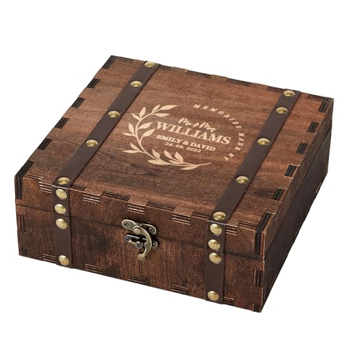 AW BRIDAL Hochzeitsgeschenk Personalisierte Geschenke Erinnerungsbox Holzkiste Geschenk Mit Deckel Hochzeit Geldgeschenk Hochzeitsgeschenke Für Brautpaar//DK2201CPP62// AW BRIDAL Hochzeitsgeschenk Personalisierte Geschenke Erinnerungsbox Holzkiste Geschenk Mit Deckel Hochzeit Geldgeschenk Hochzeitsgeschenke Für Brautpaar//DK2201CPP62// von AW BRIDAL