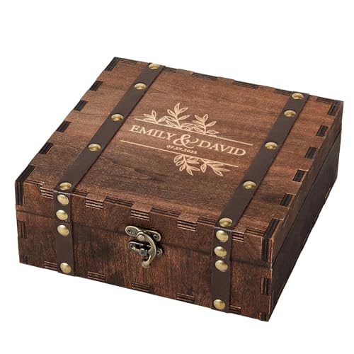AW BRIDAL Hochzeitsgeschenk Personalisierte Geschenke Erinnerungsbox Holzkiste Geschenk Mit Deckel Hochzeit Geldgeschenk Hochzeitsgeschenke Für Brautpaar//DK2201CPP63// AW BRIDAL Hochzeitsgeschenk Personalisierte Geschenke Erinnerungsbox Holzkiste Geschenk Mit Deckel Hochzeit Geldgeschenk Hochzeitsgeschenke Für Brautpaar//DK2201CPP63// von AW BRIDAL