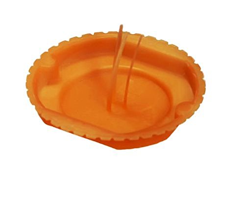 20er Set Putzdeckel Signaldeckel Deckel Orange Ø 60mm von AW-Tools