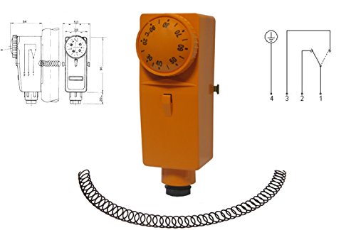 Anlegethermostat Thermostat M-THERM CT-1 20-90°C mit Außenskala von AW-Tools