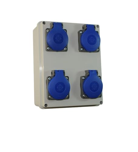 Baustromverteiler/Wandverteiler/Stromverteiler 4 x 230V/16A Schuko verdrahtet Baustromverteiler/Wandverteiler/Stromverteiler 4 x 230V/16A Schuko verdrahtet von AW-Tools