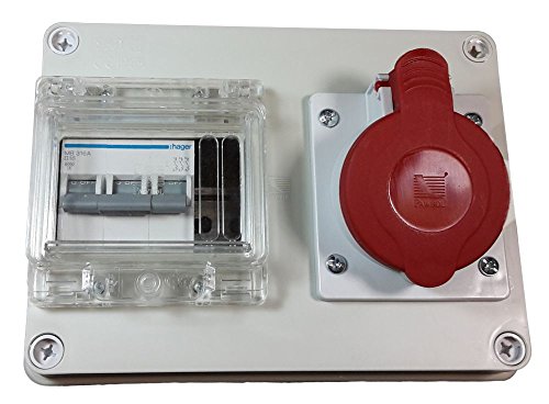 Baustromverteiler/Wandverteiler 1 x CEE16A/400V verdrahtet + 1 x Hager MB316A Baustromverteiler/Wandverteiler 1 x CEE16A/400V verdrahtet + 1 x Hager MB316A von AW-Tools