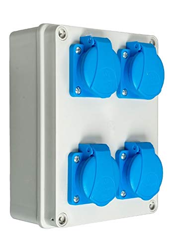 Baustromverteiler/Wandverteiler 4 x 230V/16A Schuko verdrahtet Baustromverteiler/Wandverteiler 4 x 230V/16A Schuko verdrahtet von AW-Tools