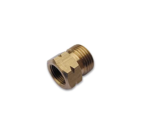 Bradas Adapter 21,8mm Aussengewinde u. 3/8 Zoll Innengewinde Messing von AW-Tools