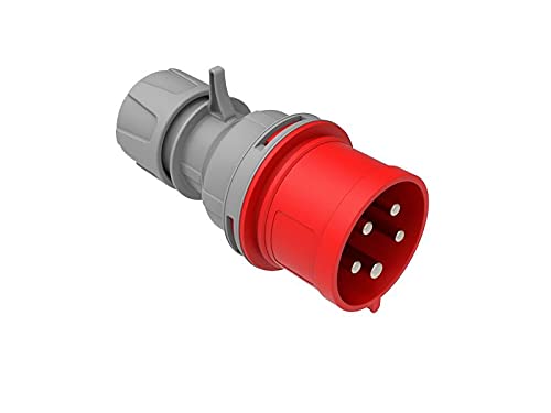 CEE IP44 Stecker 32A 5 polig Drehstrom 380V /400V 3P+E+N IP44 Bemis BC1-3505-2011 von AW-Tools