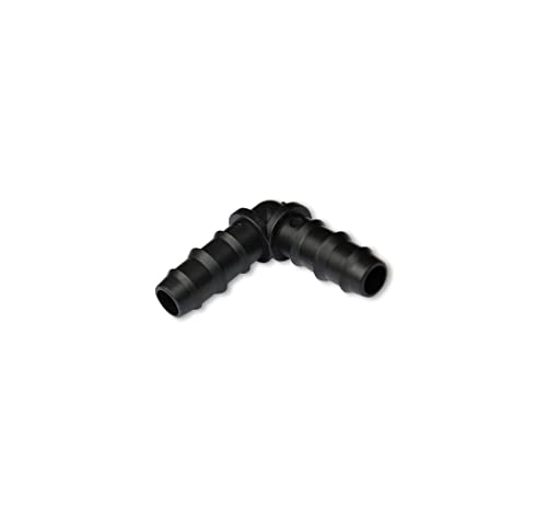 Tropfrohr Drip System Schlauchverbinder rechtwinklig 16mm DSWA02-16L von AW-Tools