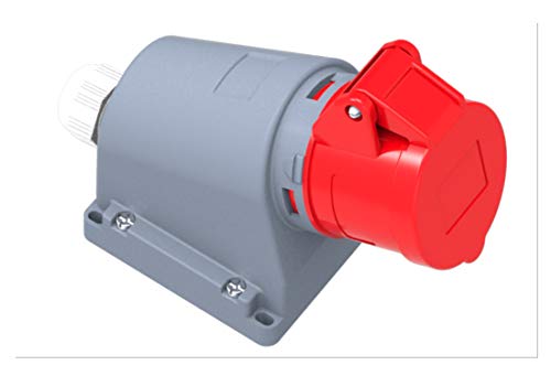 Wandsteckdose Steckdose Wanddose CEE 16A 380/415V 5-polig 6h IP44 von AW-Tools