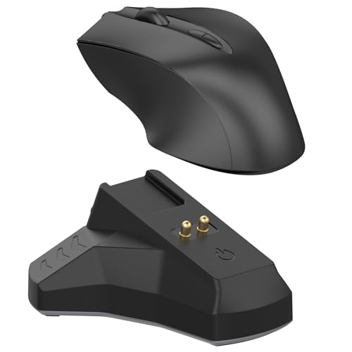 AWADUO Ersatz Magnetische Maus Ladestation Kompatibel mit Razer Naga Pro/Viper Ultimate/Basilisk Ultimate/Mäuse DeathAdder V2 Pro, USB Typ-C Ladegerät Anti Rutsch Design von AWADUO