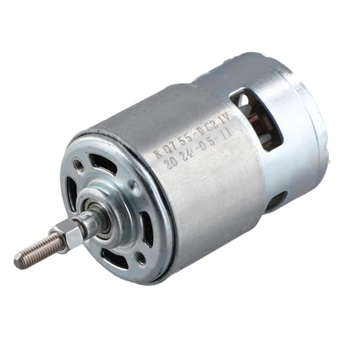 755 DC Motor für Unkrautschneider 21V Grasschneider Motor mit langem Schaft für effizientes Unkrautschneiden und Trimmen von AWAOVV
