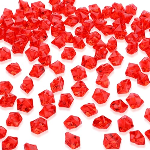 AWARDSEN 500 Stück Rot Acryl Deko Diamanten, Edelsteine für Hochzeit, Kunsthandwerke Deko, Glitzersteine, dekosteine, Party, Vasenfülle, Muggelsteine Bunt AWARDSEN 500 Stück Rot Acryl Deko Diamanten, Edelsteine für Hochzeit, Kunsthandwerke Deko, Glitzersteine, dekosteine, Party, Vasenfülle, Muggelsteine Bunt von AWARDSEN